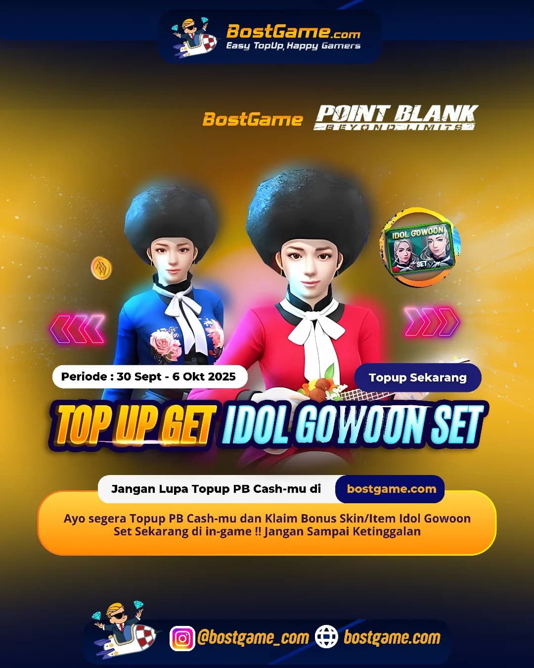 Point Blank : TOPUP GET  Idol Gowoon Set!