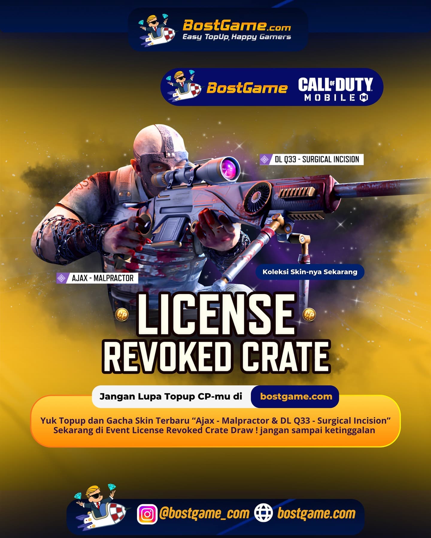 Call Of Duty Mobile : Event License Revoked Crate Draw Telah Hadir Guyss 🚔