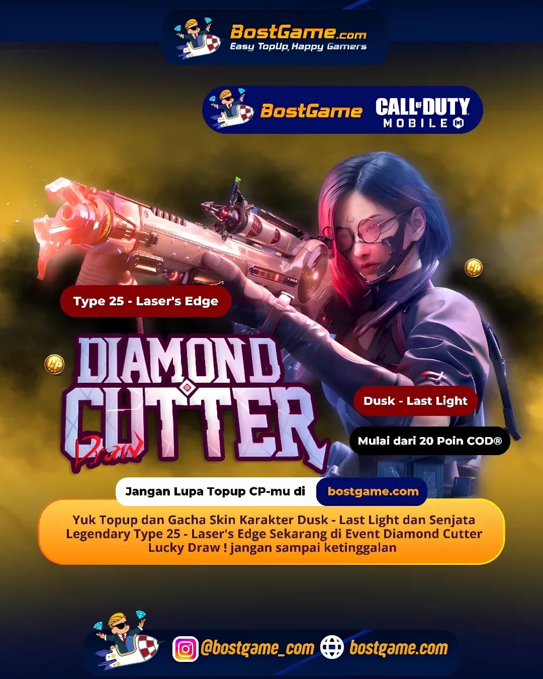 Call Of Duty Mobile : DIAMOND CUTTER LUCKY DRAW IS BACK! 🫰🏼