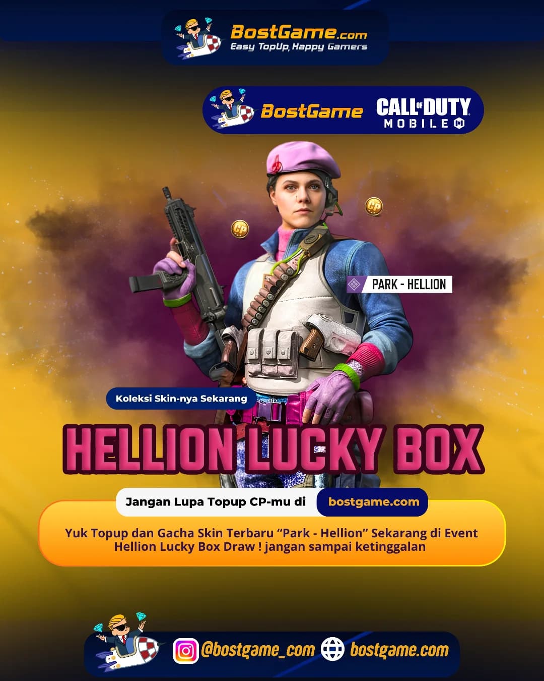 Call Of Duty Mobile : Event Hellion Lucky Box Draw Telah Hadir Guyss 🔥