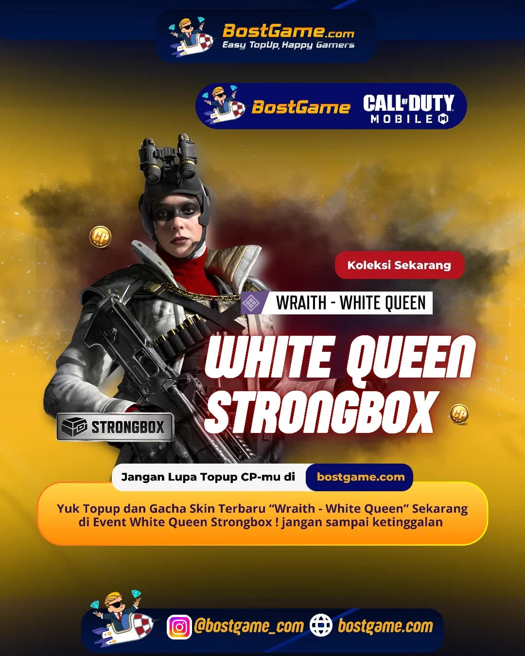 Call Of Duty Mobile : Si ratu elegan siap turun ke medan perang!