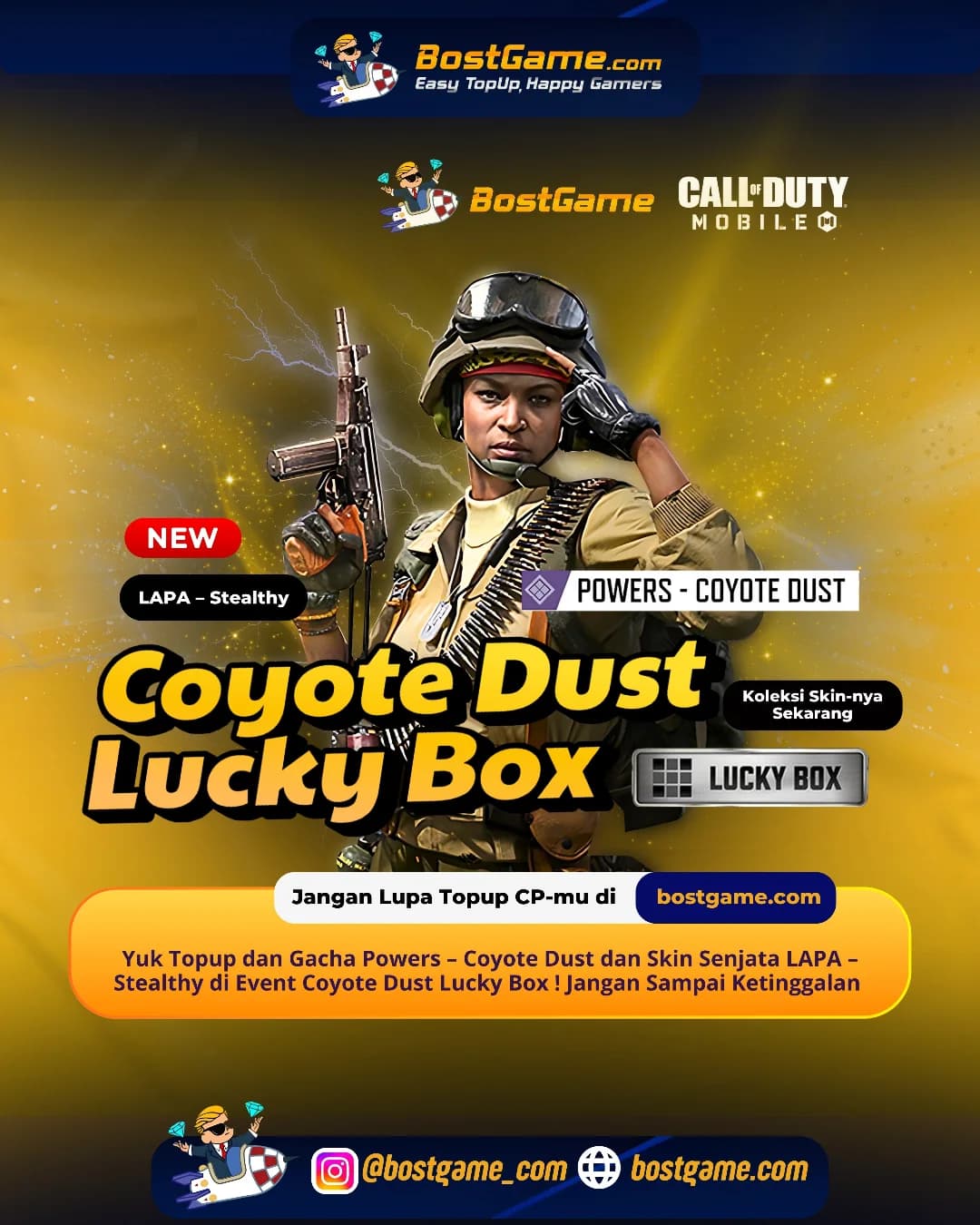 Call Of Duty Mobile : COYOTE DUST LUCKY BOX IS HERE
