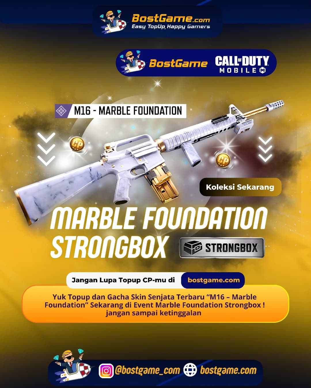 Call Of Duty Mobile : Event Marble Foundation Strongbox resmi hadir! 