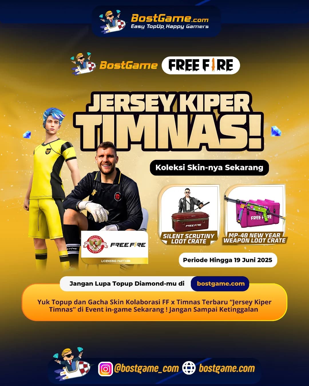 Free Fire : Kolaborasi Epik FF x Timnas Indonesia Hadir!