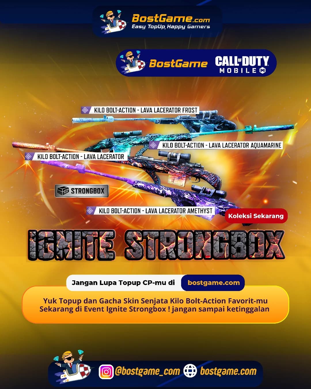 Call Of Duty Mobile : Event "Ignite Strongbox" resmi mendarat di CODM
