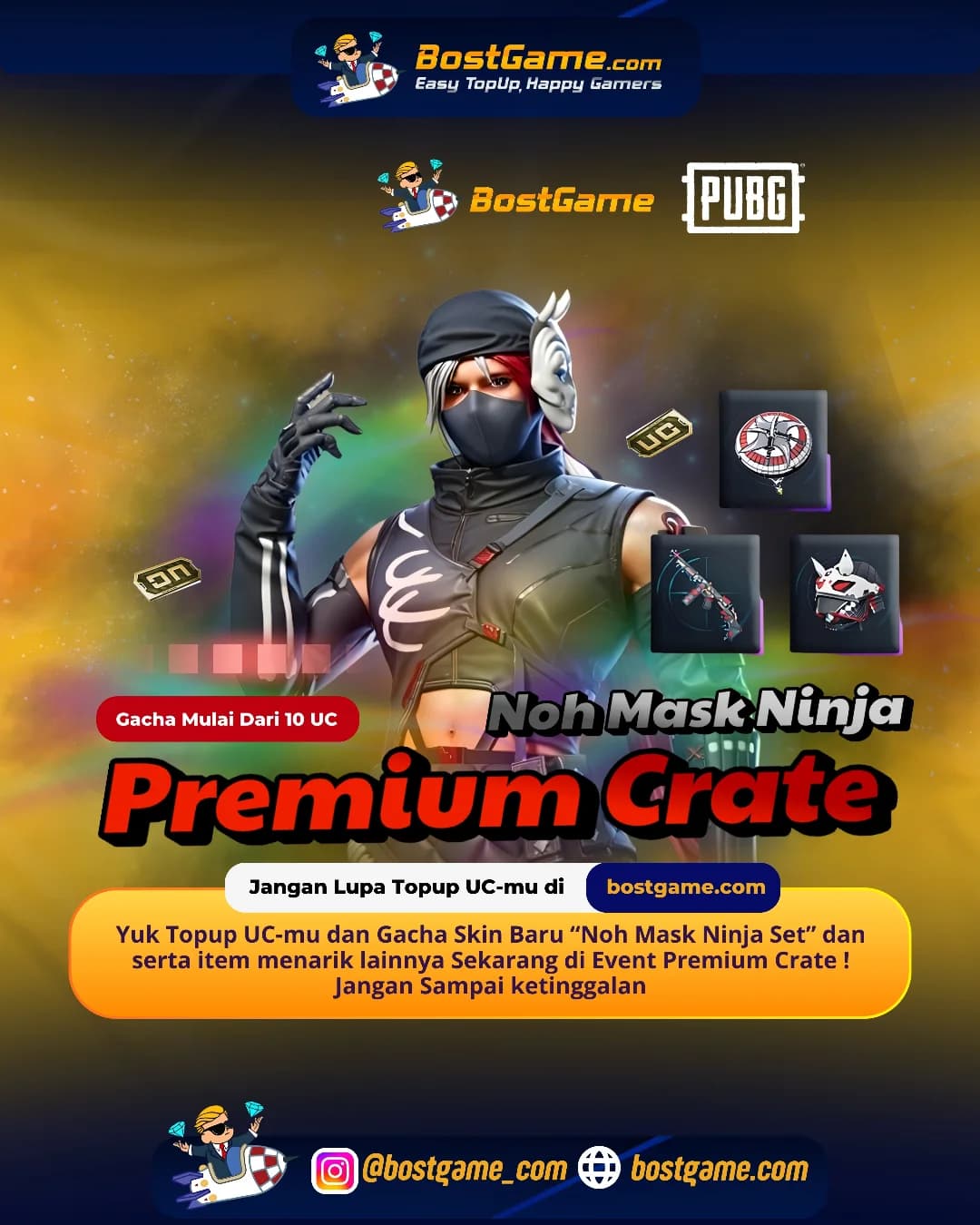 PUBG Mobile: Saatnya gacha dan bawa pulang skin kece buat dominasi battlefield!