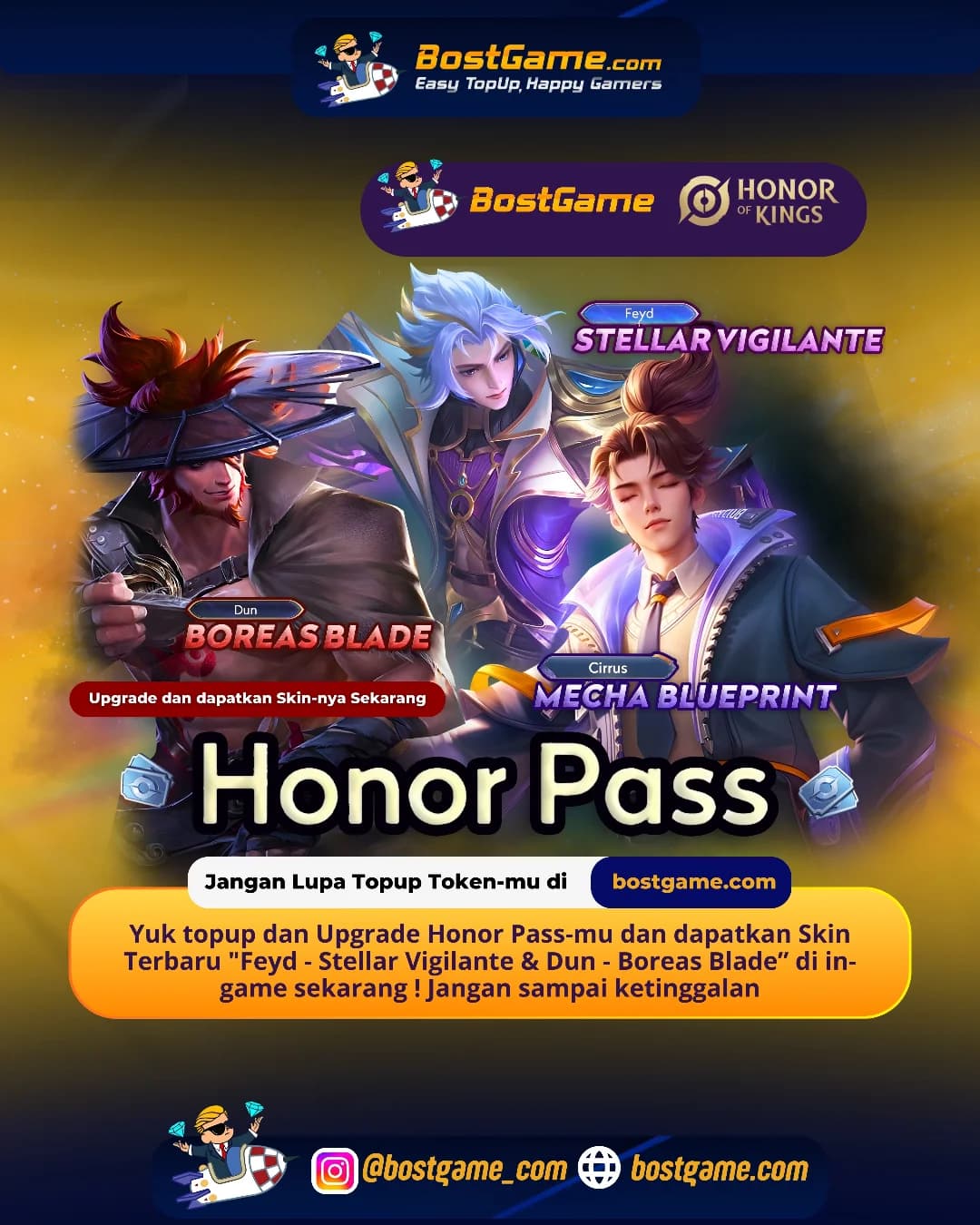 Honor Of Kings: Honor Pass Baru mulai 16 Januari 2026 !