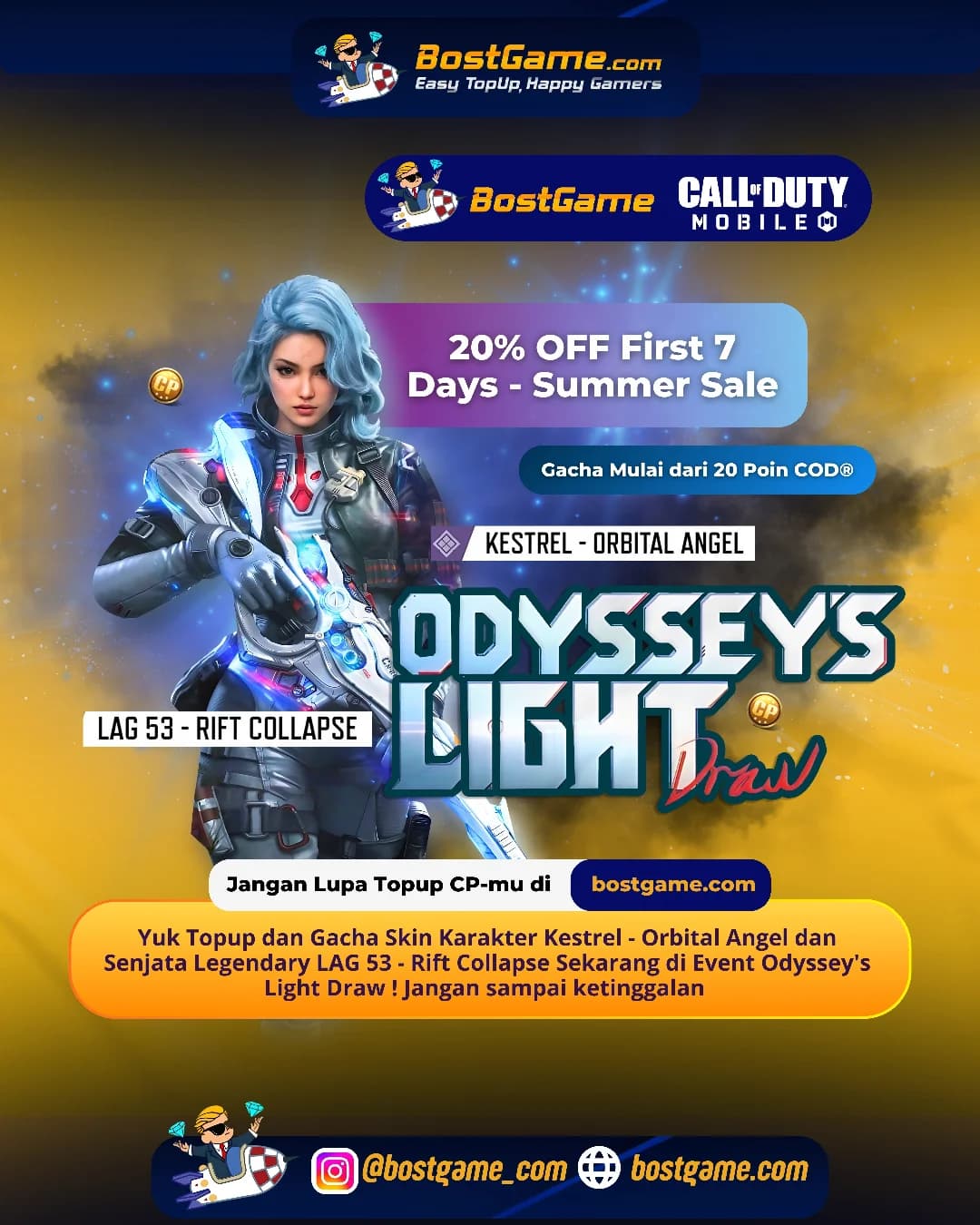 Call Of Duty Mobile : Event Odyssey's Light Draw Sudah Hadir Guyss!!