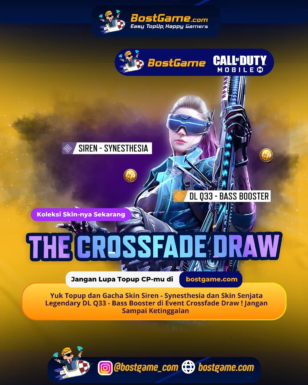 Call Of Duty Mobile : Crossfade Draw "Legendary DL Q33 - Bass Booster"!