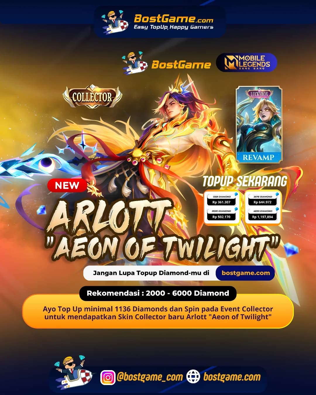 Mobile Legends : Collector Skin Time! Rilis 4 Agustus 2025