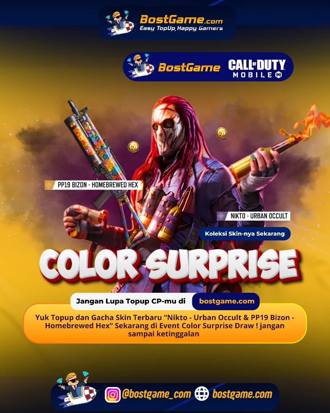 Call Of Duty Mobile : Event Color Surprise Draw Telah Hadir Guyss 🎆
