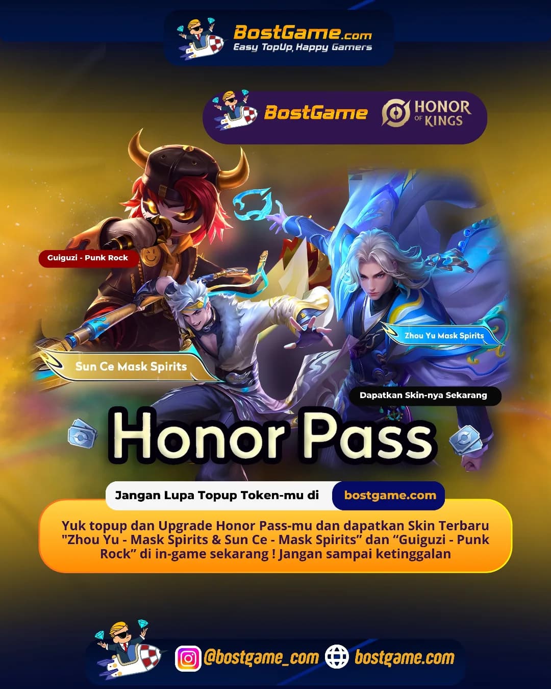 Honor Of Kings : Honor Pass Baru mulai 10 April 2026 !