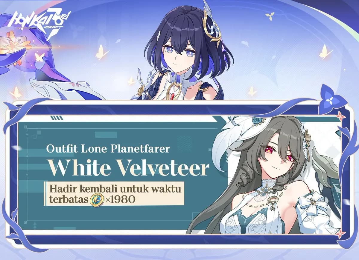 Honkai Impact 3 Hadirkan Kembali Outfit White Velveteer untuk Seele, Tersedia Mulai 3 Juli dalam Waktu Terbatas