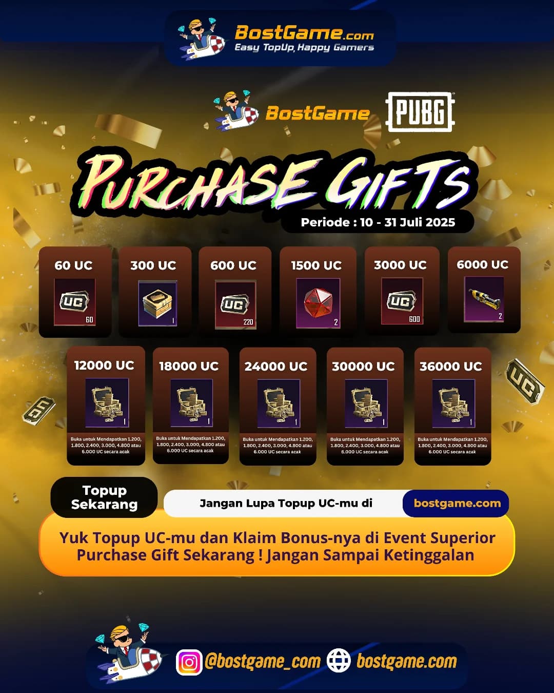 Pubg : EVENT FAVORIT DATANG LAGI NIH! SUPERIOR PURCHASE GIFT IS BACK!
