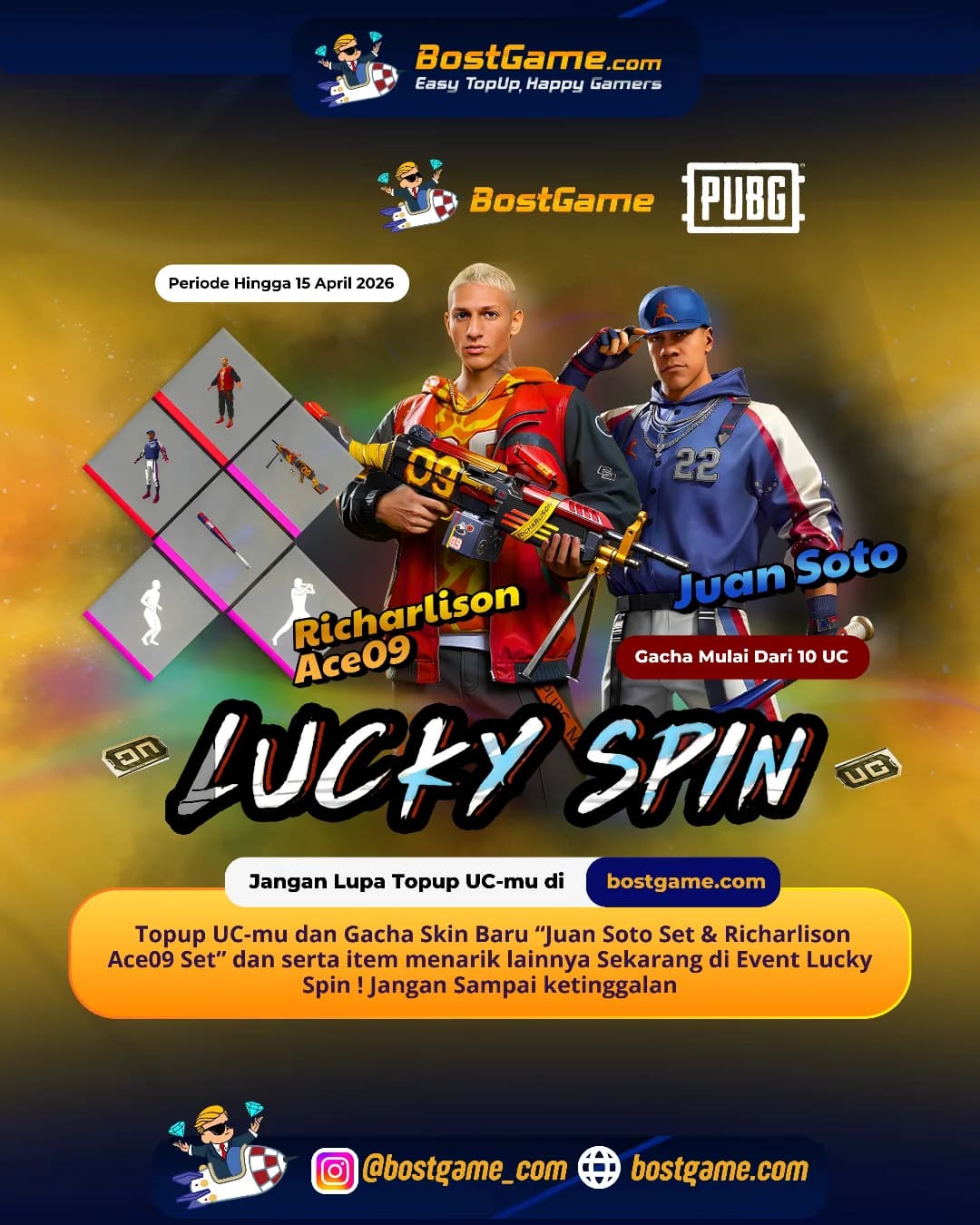 PUBG Mobile : Di PUBG Mobile sekarang hadir skin & item keren yang wajib kamu koleksi!