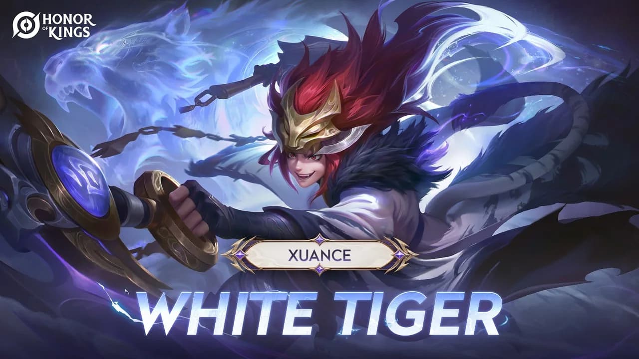 Honor of Kings Xuance White Tiger Rilis 10 September, Skin White Tiger Hadir Lewat Draw Event