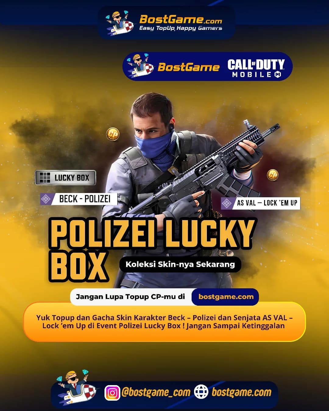Call Of Duty Mobile : Event Polizei Lucky Box Resmi Hadir,  Guyss!