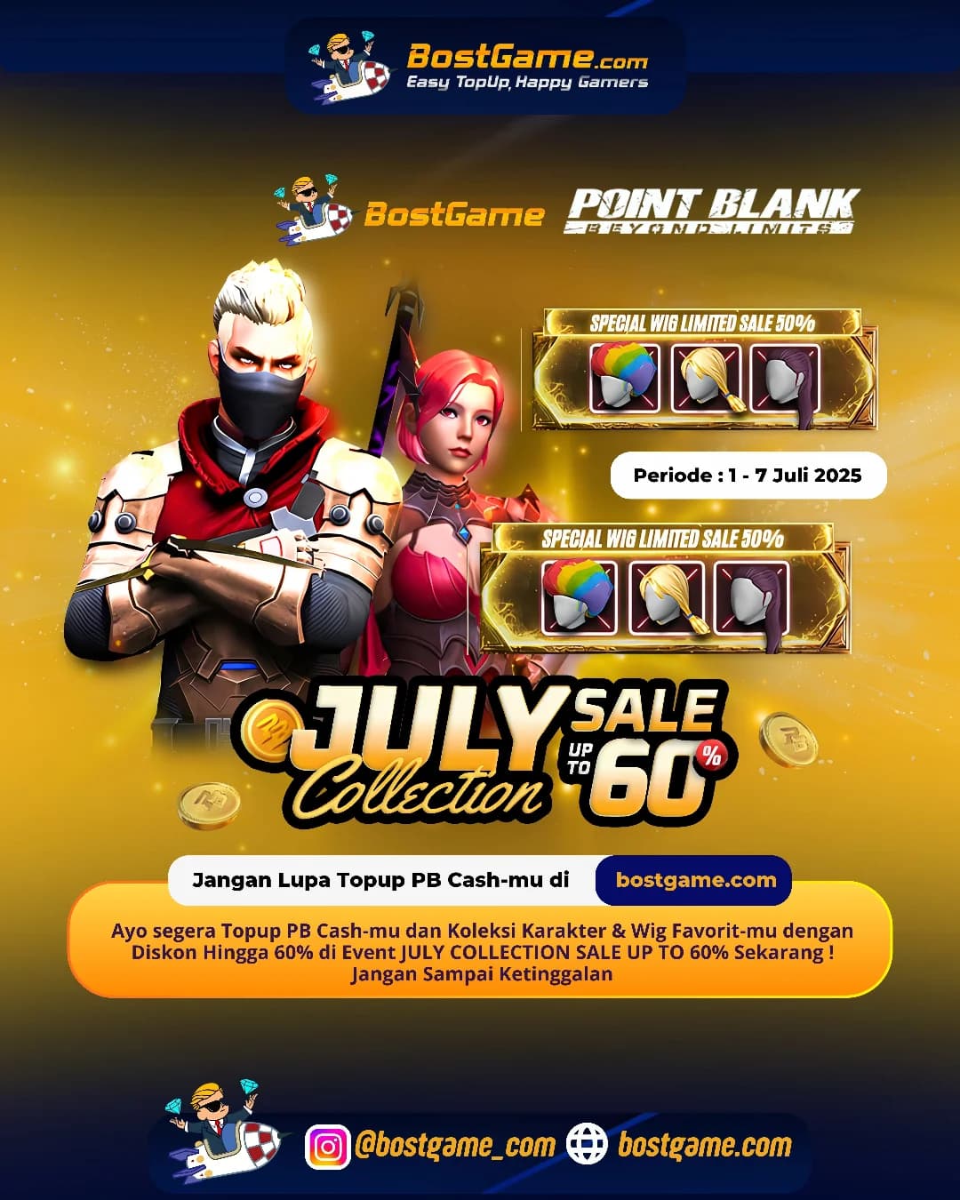 Point Blank: LAST CALL! JULY COLLECTION SALE IS HERE!