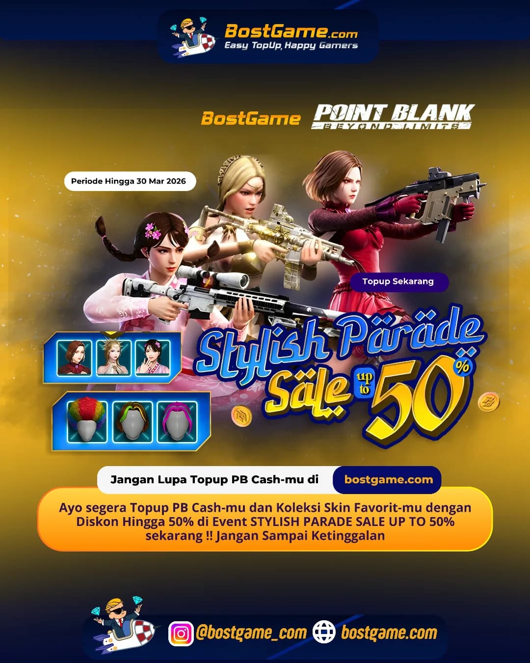 Point Blank: Para Troopers di Point Blank siap tampil makin stylish dengan diskon gede!