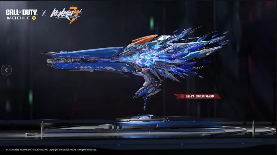 Call of Duty: Mobile x Honkai Impact 3rd: Mythic BAL-27 – Core of Reason Bisa Didapat Gratis di Season 8