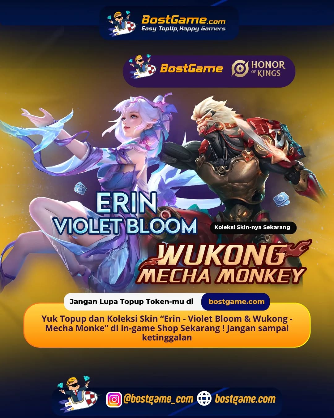 Honor Of Kings : sekarang waktunya kamu tampil makin stylish & OP di battlefield!