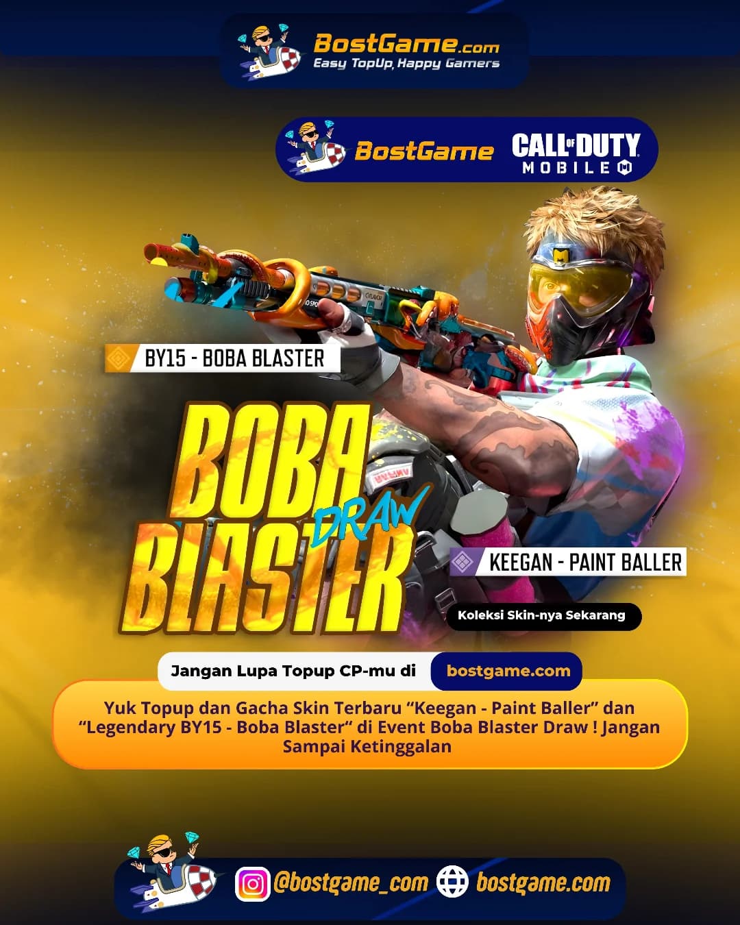 Call Of Duty Mobile: Event Boba Blaster Draw Telah Hadir Guyss 