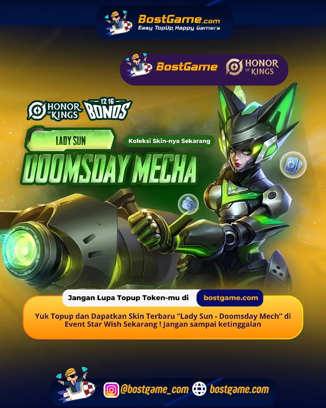 Honor Of Kings : Doomsday Mech is Finally Here, Sobat HOK ! 