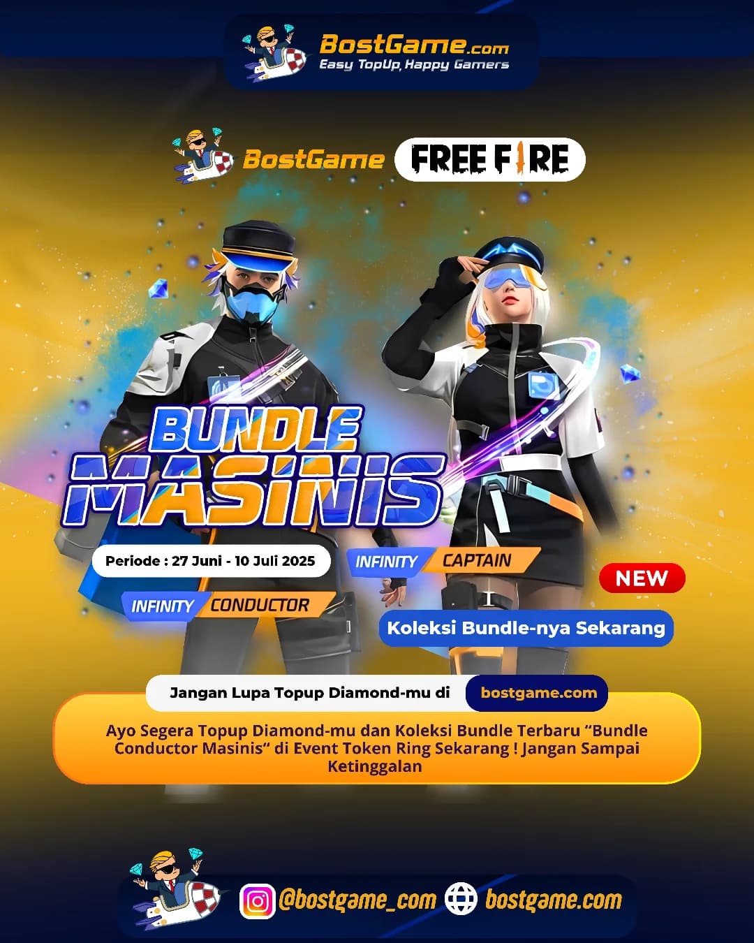 Free Fire : Event Token Ring Hadir Lagi, Sobat FF!