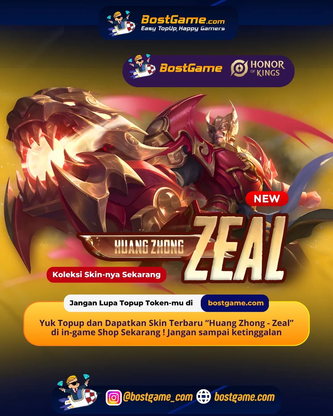 Honor Of Kings : Skin terbaru udah mendarat di Land of Dawn—eh maksudnya di King’s Canyon! 