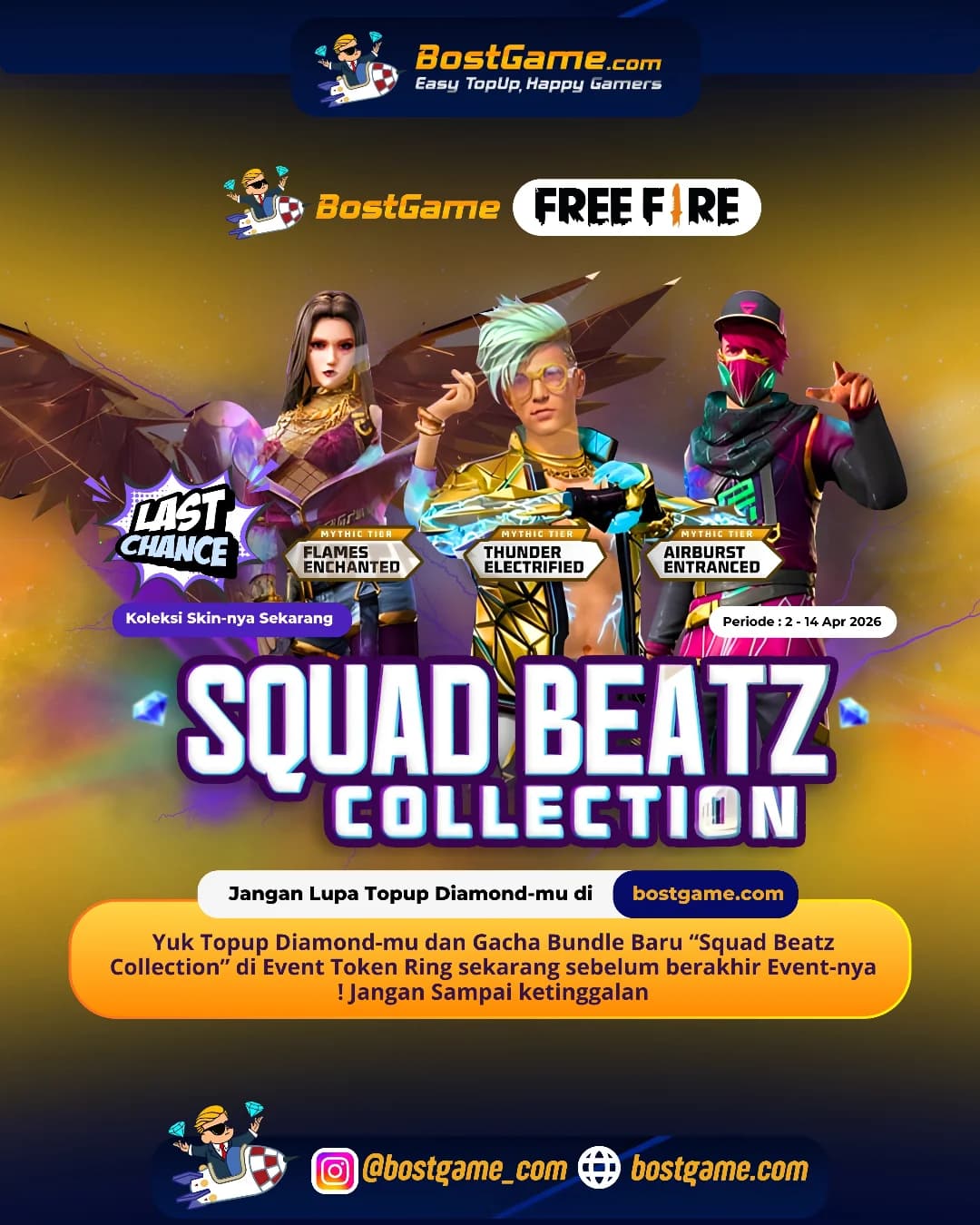 Free Fire : HARI TERAKHIR! JANGAN SAMPAI NYESEL! 