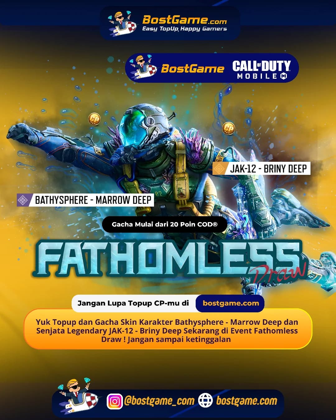 Call Of Duty Mobile : Event Fathomless Draw udah muncul dari kedalaman laut!