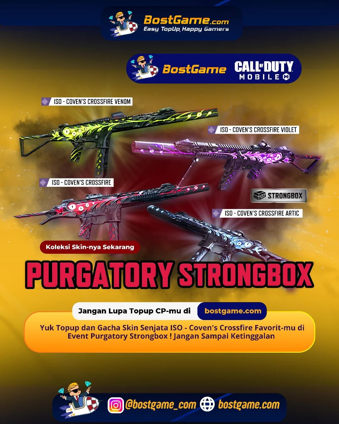 Call Of Duty Mobile : Event Purgatory Strongbox resmi hadir!  buruan Gacha sekarang sebelum kehabisan.