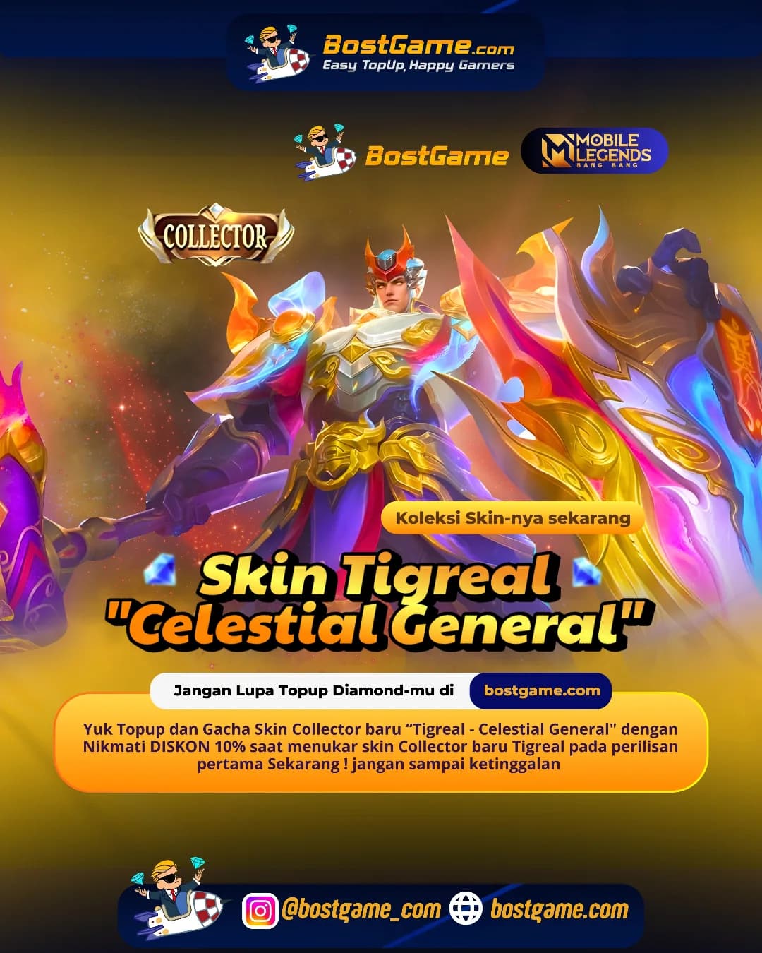Mobile Legends Bang Bang:  Tigreal – “Celestial General"!