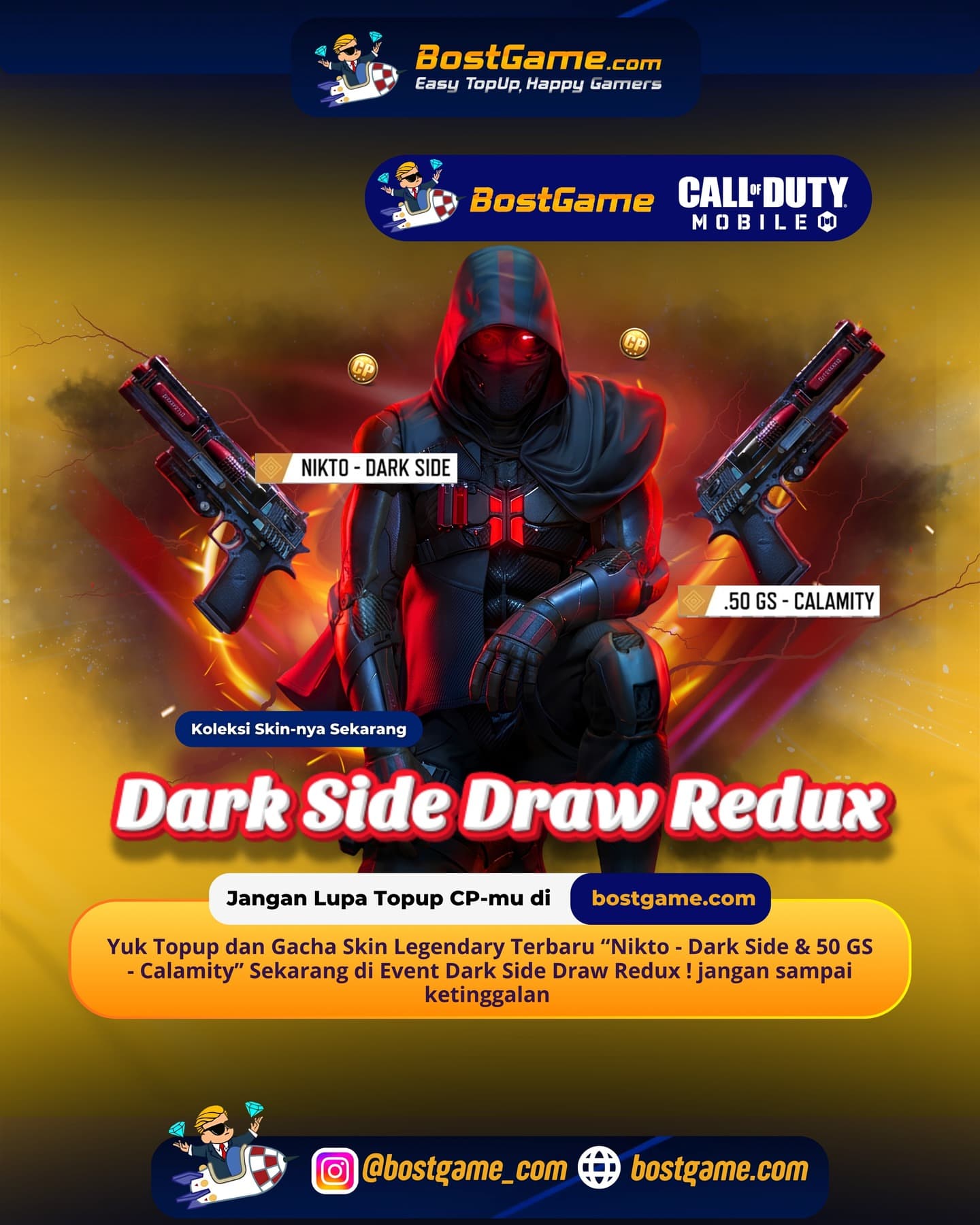 Call Of Duty Mobile : Event Dark Side Draw Redux Draw Telah Hadir Guyss 💀