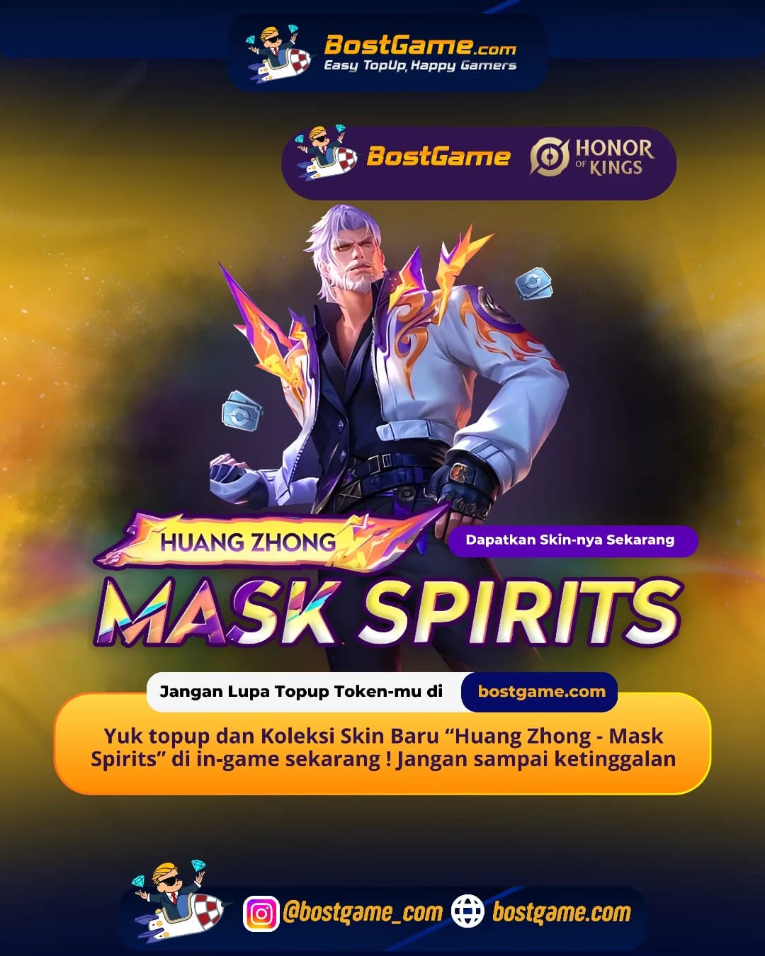 Honor Of Kings : Skin dengan aura misterius + efek yang bikin battlefield makin mencekam!