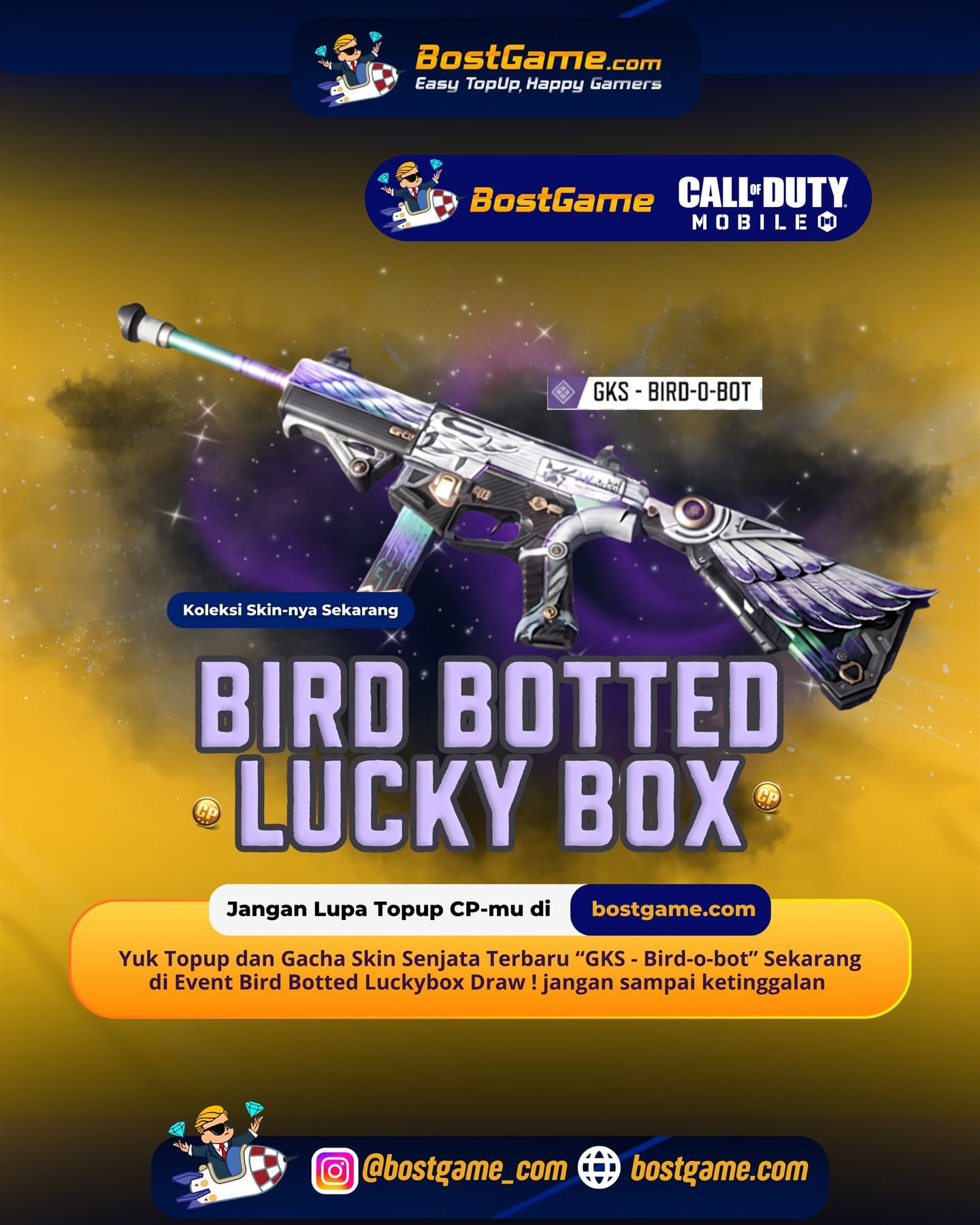 Call Of Duty Mobile : Event Bird Botted Luckybox Draw Telah Hadir Guyss ✨