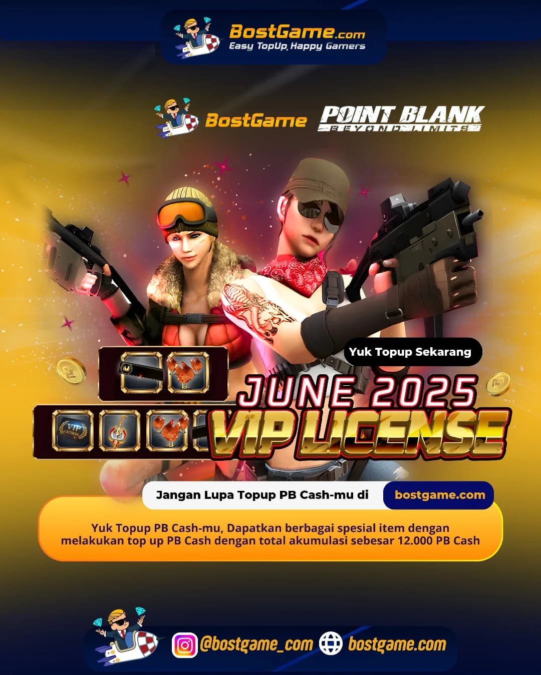 Point Blank : VIP LICENSE Juni 2025 Resmi Hadir