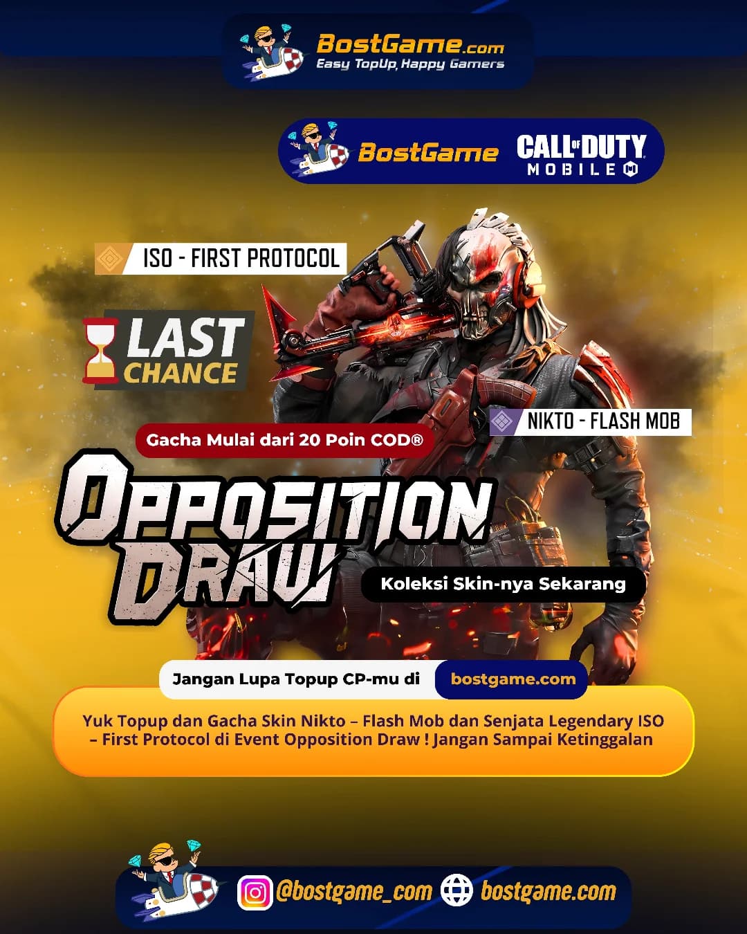 Call Of Duty Mobile : Hari Terakhir, Bro! Opposition Draw di CODM tinggal hitungan jam!