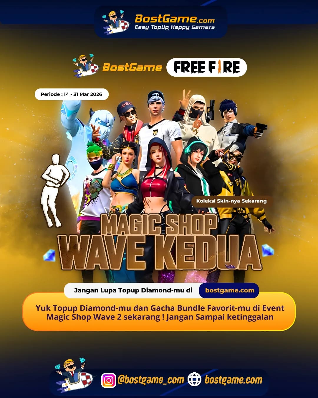 Free Fire : Sobat FF siap berburu bundle favorit?