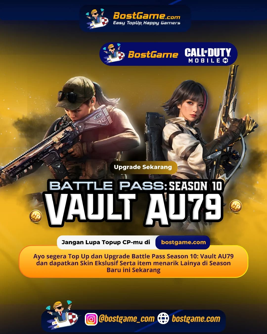 Call of duty Mobile : Season 10 "Vault AU79" resmi dimulai, gengs!