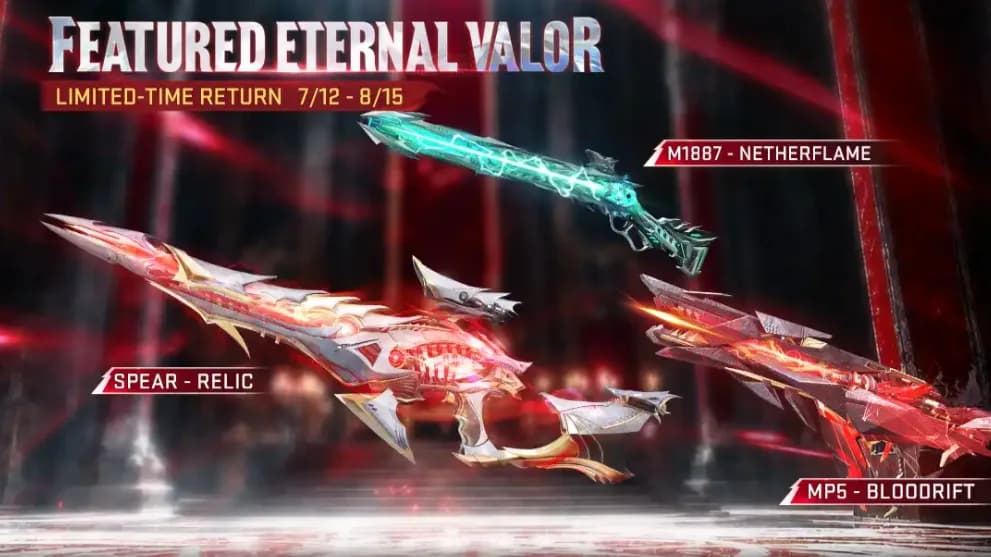 Blood Strike Hadirkan Kembali Featured Eternal Valor, M1887 – Netherflame hingga MP5 – Bloodrift Resmi Return