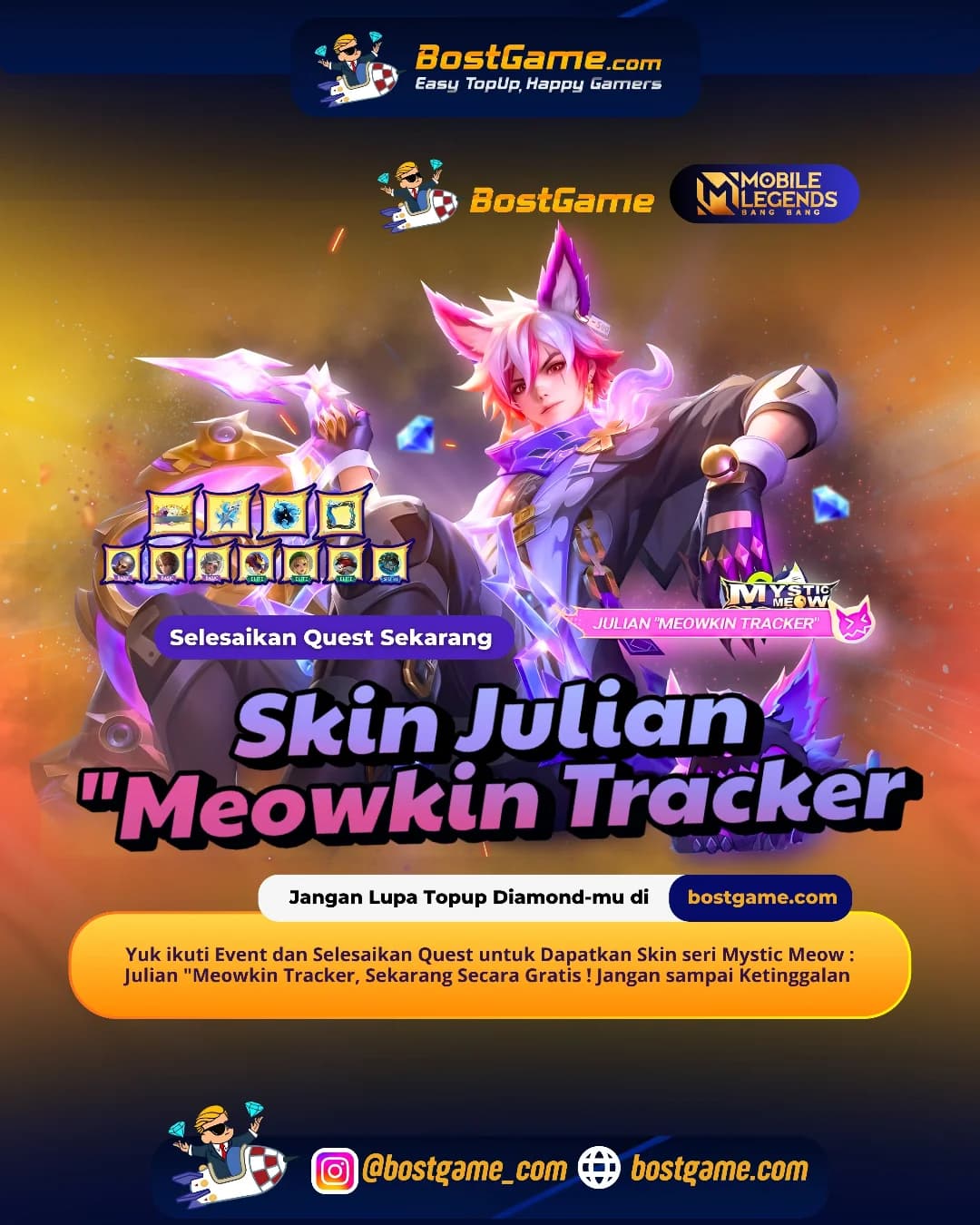 Mobile Legends : SKIN GRATIS!! Periode: 6 - 31 Agustus 2025