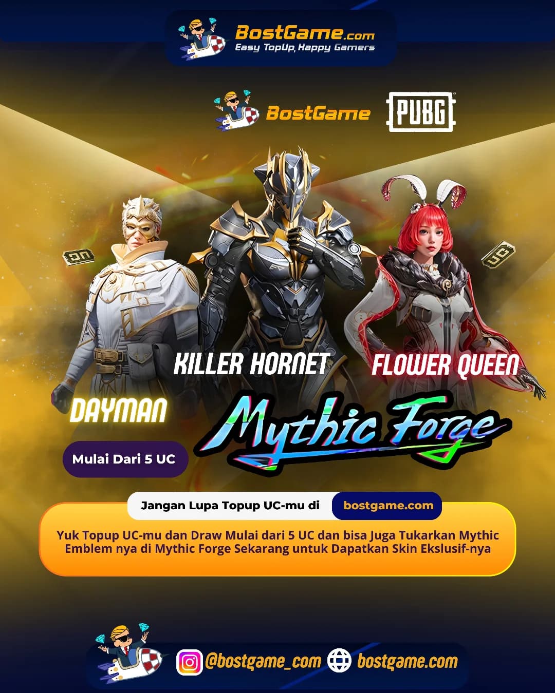 PUBG Mobile : Mythic Forge Terbaru Sudah Hadir Nih, SobatPUBG!