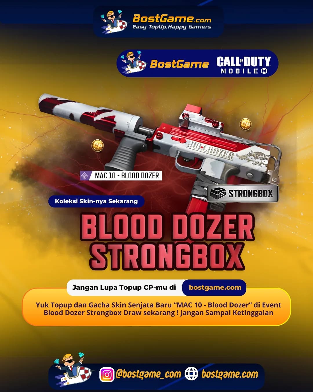 Call Of Duty Mobile : Blood Dozer Strongbox Event Telah Hadir Guyss 🩸
