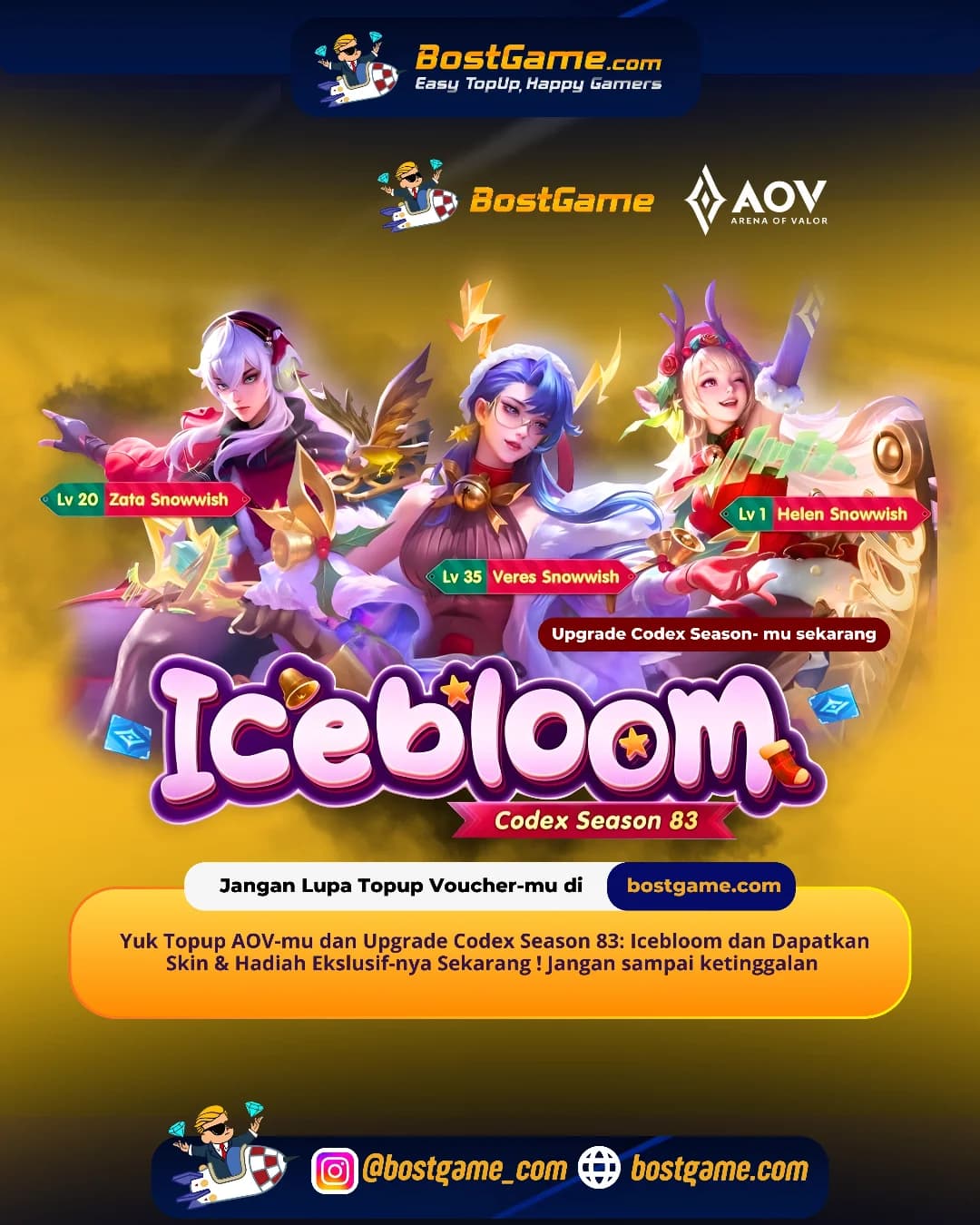 Arena Of Valor : Codex Season 83: ICEBLOOM akhirnya mendarat guyss!!