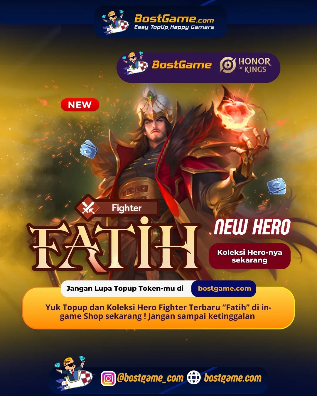 Honor Of Kings : Hadir Sang Penakluk Baru di HOK!