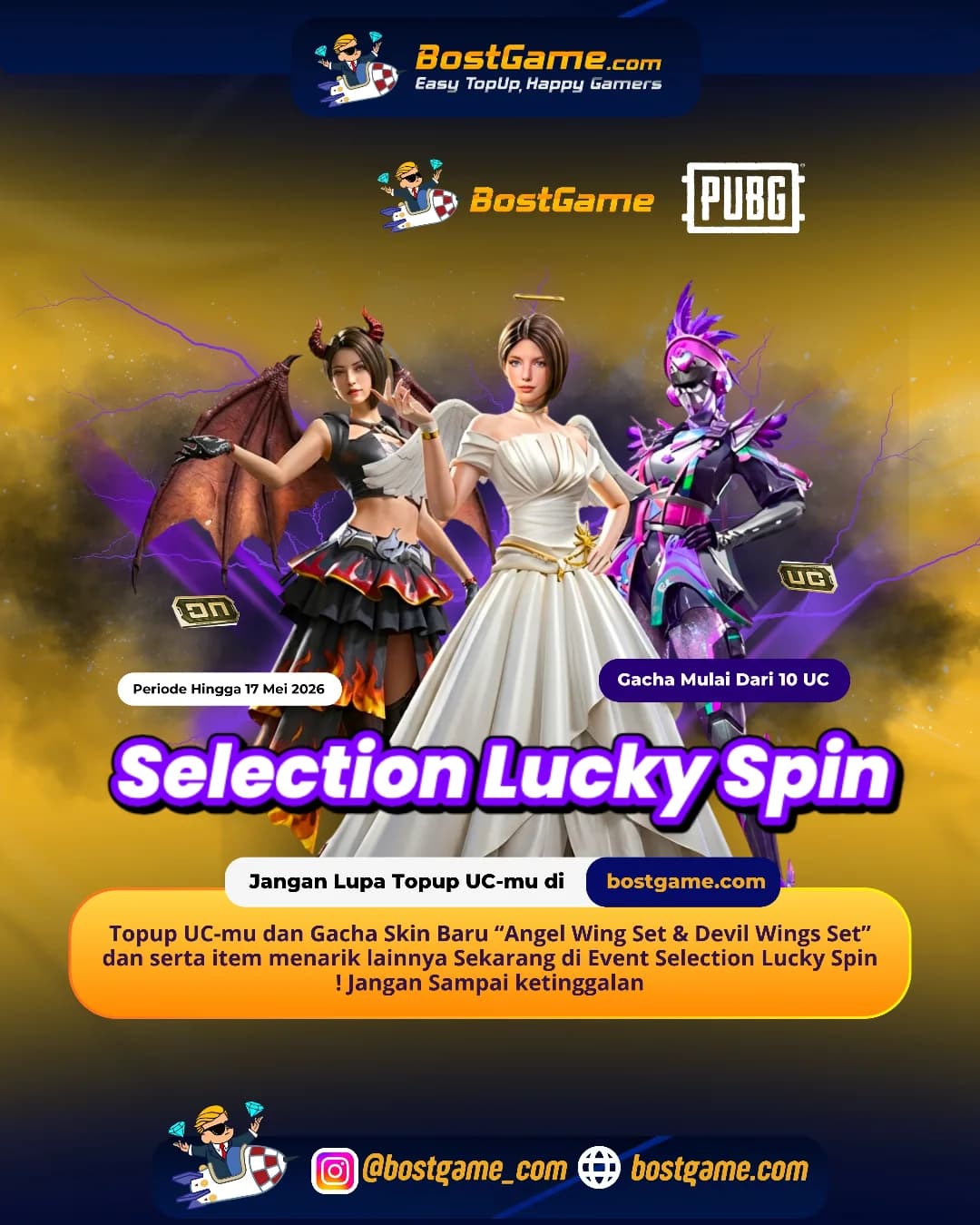 PUBG Mobile : Event Selection Lucky Spin TELAH HADIR 🔥