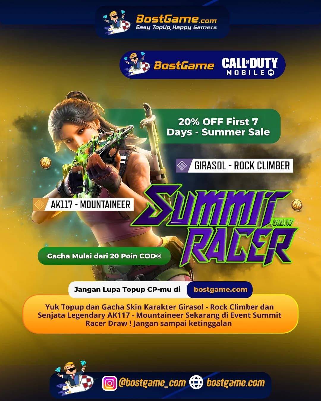 Call Of Duty Mobile : Event Summit Racer Draw Sudah Hadir Guys!