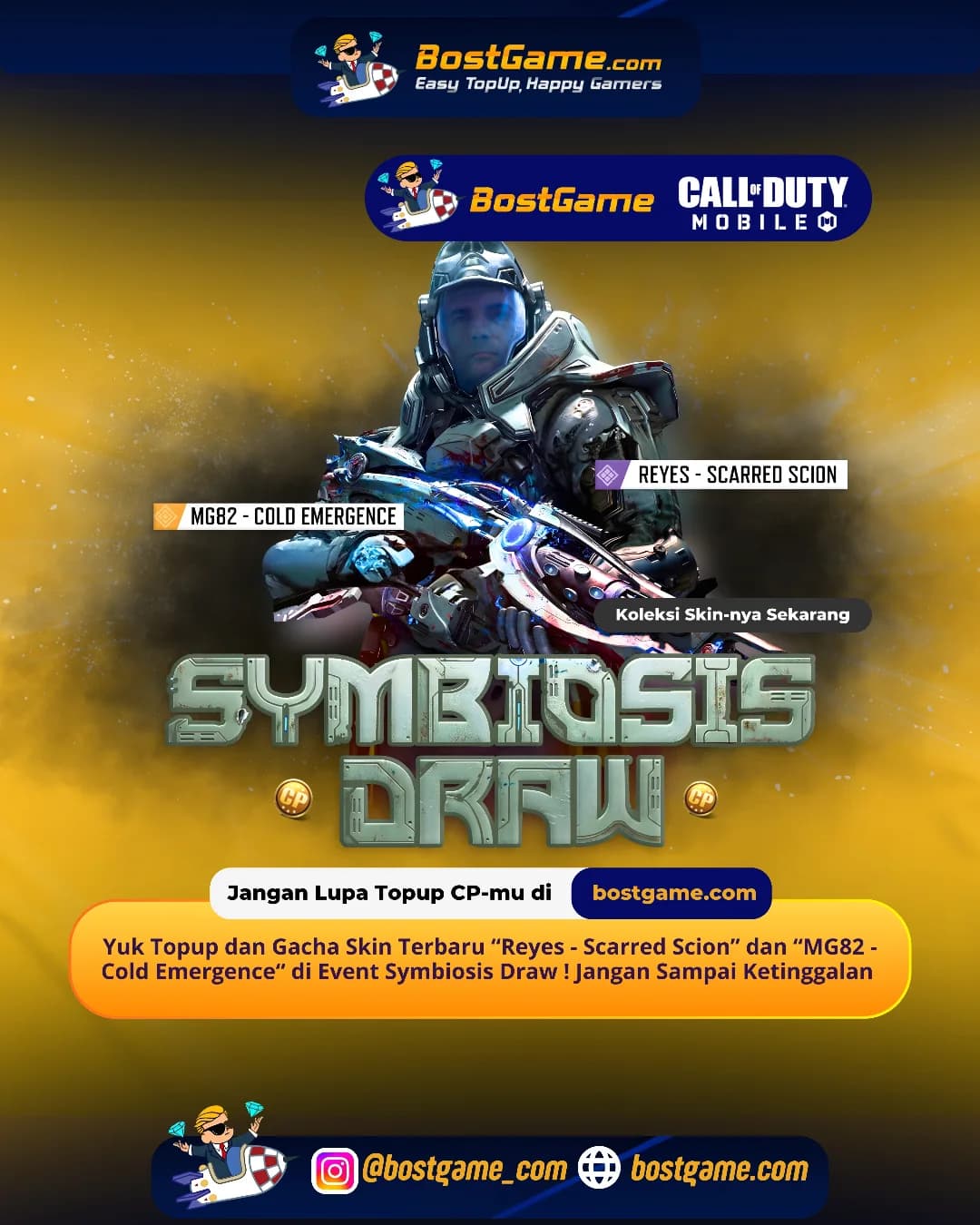 Call Of Duty Mobile : Event Symbiosis Draw Telah Hadir Guyss