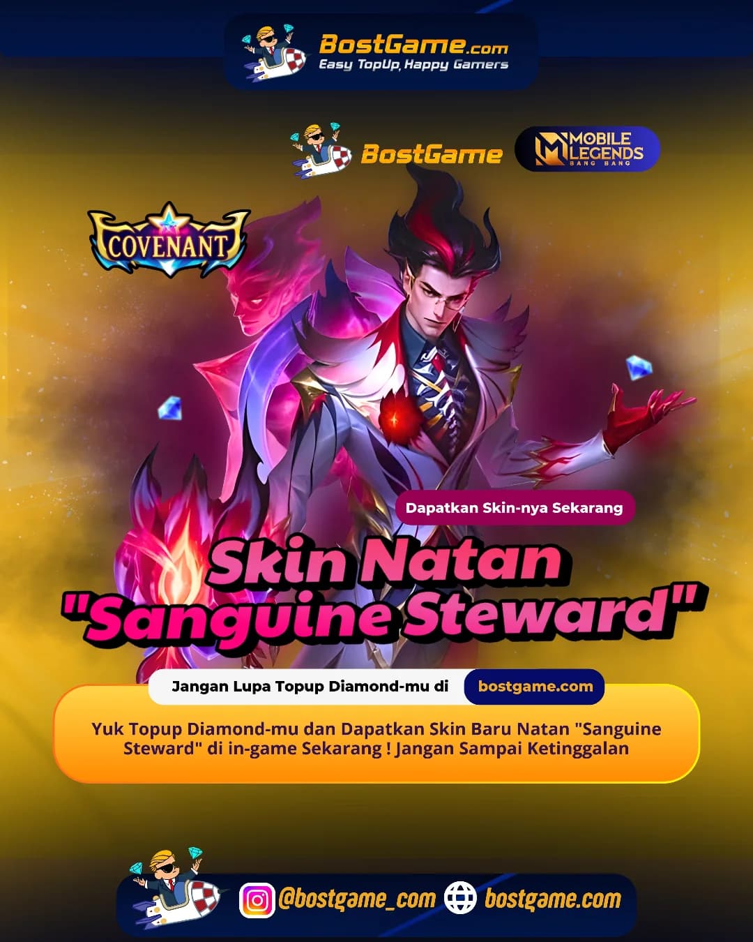 Mobile Legends Bang Bang: Skin Baru HADIR! Natan – “Sanguine Steward”!
